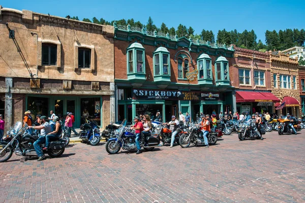 Sturgis Dakota Południowa Usa Sierpień 2015 Coroczny Rajd Motocyklowy — Zdjęcie stockowe