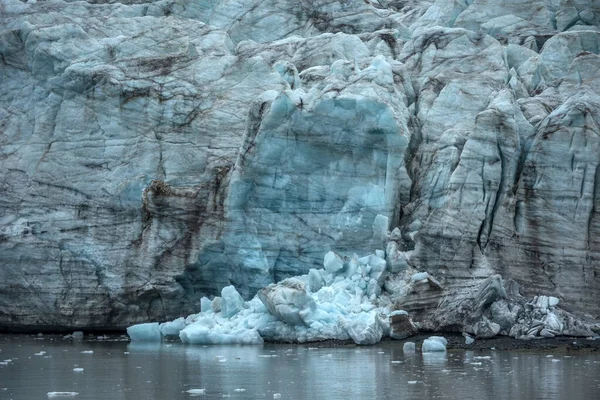 Esmarkglacier Ice Efall Svalbard Island Noruega — Fotografia de Stock