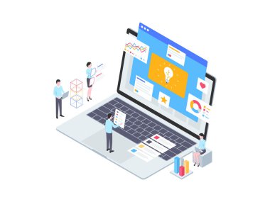 Ticari Fikir Fikri Çizimi. Mobil Uygulama, Web Sitesi, Banner, Diyagramlar, Bilgi Grafikleri ve Diğer Grafiksel Varlıklar İçin Uygun.