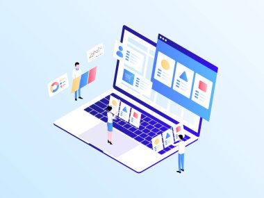 Ürün Seçimi Isometric Illustration Light Gradient. Mobil Uygulama, Web Sitesi, Banner, Diyagramlar, Bilgi Grafikleri ve Diğer Grafiksel Varlıklar İçin Uygun.