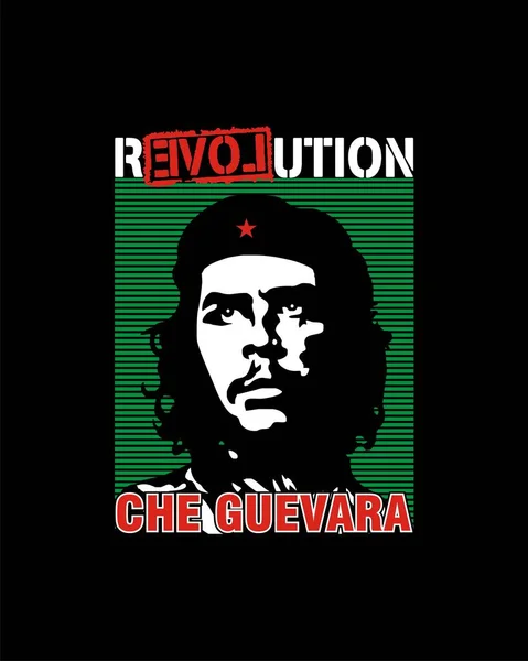 Progettazione Vettoriale Ernesto Che Guevara — Vettoriale Stock