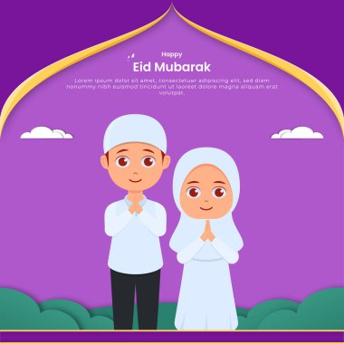 Kız ve oğlan bayramda özür diliyor.