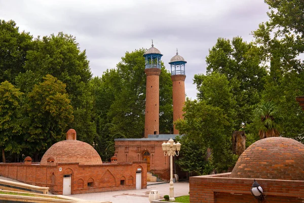 Ganja Azerbaiyán 2021 Casa Oración Junto Mezquita Shah Abbas Mezquita — Foto de Stock