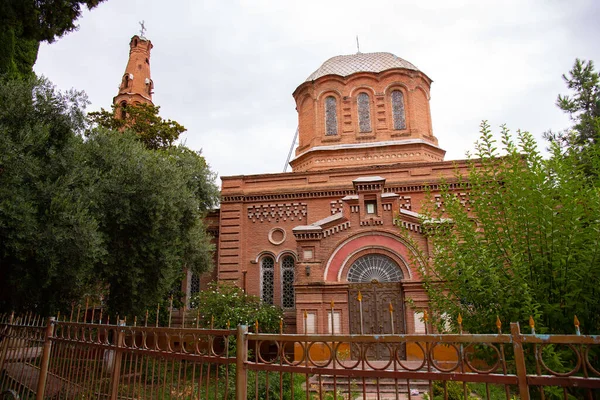 Město Ganja Ázerbájdžán 2021 Rok Krásná Stará Katedrála Alexandra Něvského — Stock fotografie