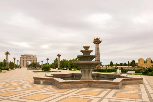 아제르바이잔 2021 공화국에서 공원이다 도심에 하이더 알리예프 — 스톡 사진
