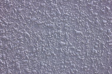 Wall covered with light emulsion.