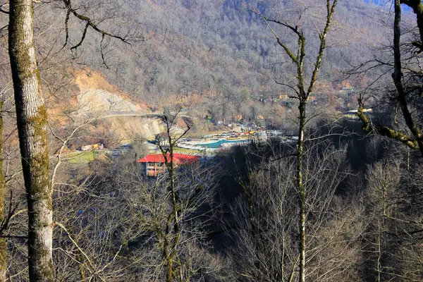 Région Masalli Azerbaïdjan 2017 Dans Les Belles Montagnes Relax Hotel — Photo