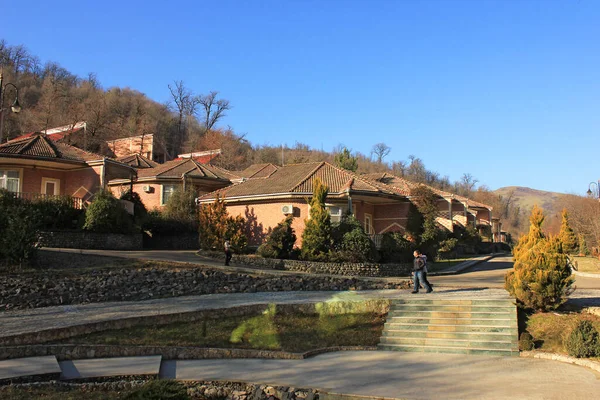 Lerik Region Masalli Azerbejdżan Listopada 2018 Piękny Teren Rekreacyjny Lesie — Zdjęcie stockowe