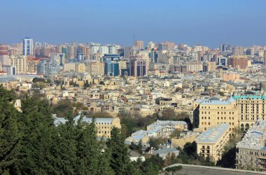 Azerbaycan. 11.27.2016. Bakü 'nün eski iç kesimlerinde.