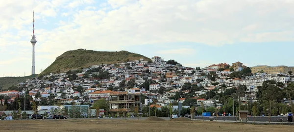 Bakú Azerbaiyán 2020 Año Casas Del Pueblo Bailovo Shanghái — Foto de Stock