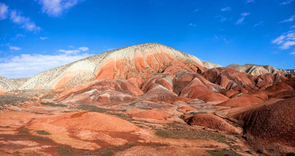 Piękne Czerwone Góry Azerbejdżanu Region Khizi — Zdjęcie stockowe