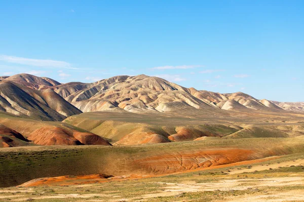 Belo Panorama Das Montanhas Vermelhas Azerbaijão Região Khizi — Fotografia de Stock