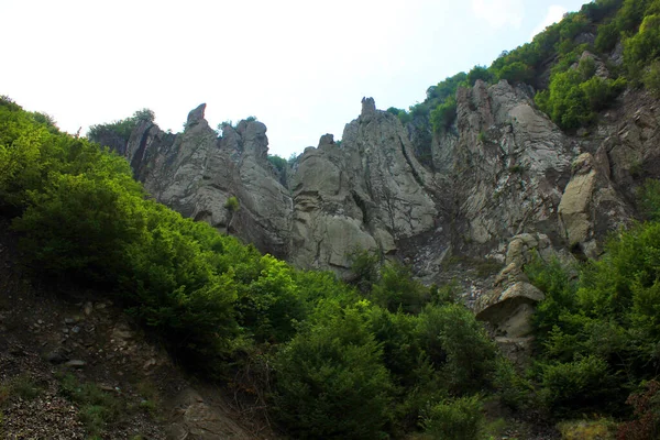 Дороге Деревню Лахич Азербайджан — стоковое фото