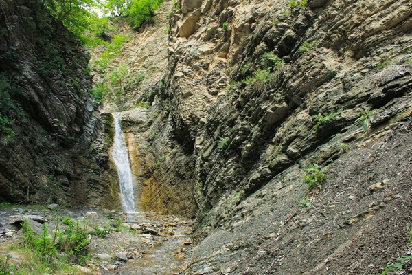Beautiful Waterfall Mountains Way Village Lagich Ismayilli Region Azerbaijan — Stock fotografie