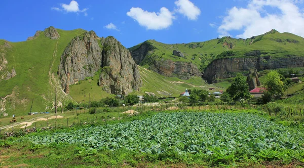 Kusar Region Azerbaijan 2016 Beautiful Village Laza Mountains — Stock Photo, Image