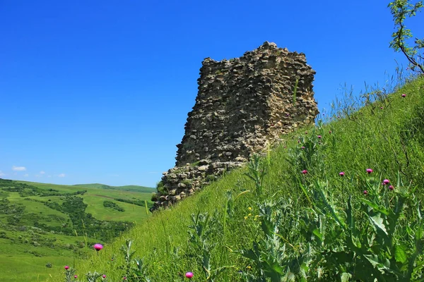 Las Ruinas Antigua Fortaleza Gulistan Ciudad Shemakha Azerbaiyán —  Fotos de Stock