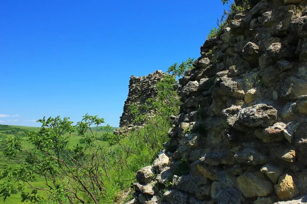 Las Ruinas Antigua Fortaleza Gulistan Ciudad Shemakha Azerbaiyán —  Fotos de Stock