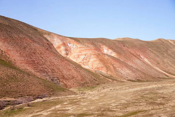 Las Hermosas Montañas Rojas Khizi Son Similares Planeta Marte Azerbaiyán — Foto de Stock
