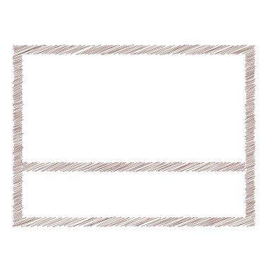 Çizgili geometrik şekiller. Doğrusal düz stil. Vektör resmi izole edildi.