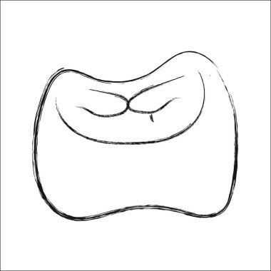 Bakımlı bir diş tasviri.