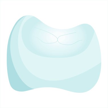 Işık altında sağlıklı bir dişin yansıması