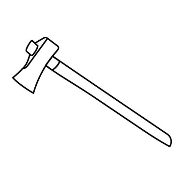 Balta çizimi. İzole vektör illüstrasyonu.