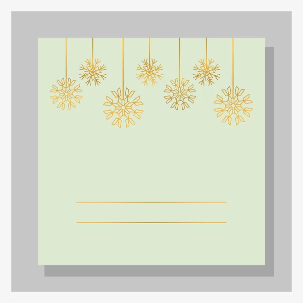 Bonne Année Carte Voeux Carte Postale Hiver Bannière Gradient Brillant — Image vectorielle