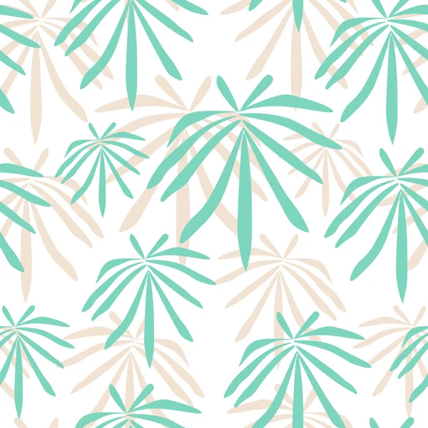 Vector Sin Fisuras Patrón Con Abandonos Tropicales Abstractos Estilo Moda — Vector de stock