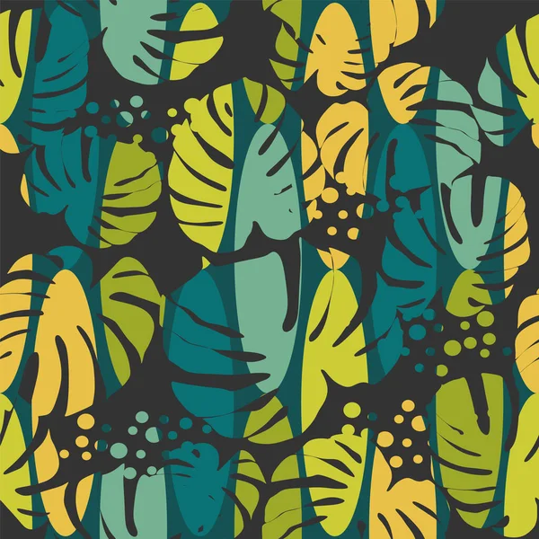 Kusursuz bir vektör. Soyut ve soyut tropikal akıntılar. Moda biçimi.