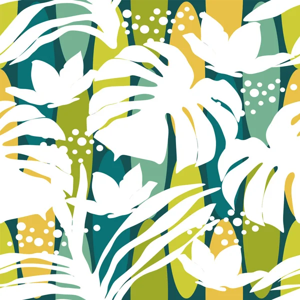 Kusursuz bir vektör. Soyut ve soyut tropikal akıntılar. Moda biçimi.