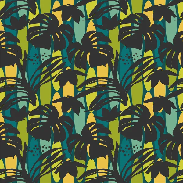 Kusursuz bir vektör. Soyut ve soyut tropikal akıntılar. Moda biçimi.