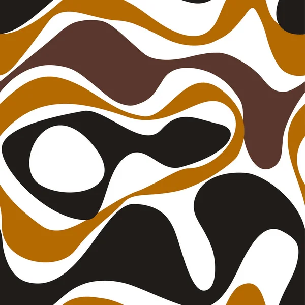 Eenvoudig geometrisch naadloos patroon met abstracte vormen. Trendy handgetekende texturen. — Stockvector