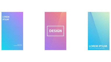 Soyut arkaplan seti. Vektör çizimi. EPS 10