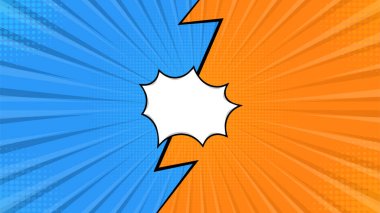 Soyut komedi arkaplanı. Vektör çizimi. EPS 10