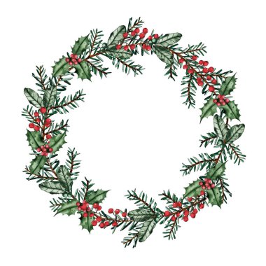 Ağaç boyası, köknar dalları ve izole edilmiş böğürtlenlerle dolu.