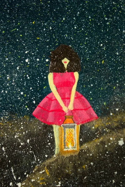 Yağ boyama ayı. Geçmişi. Doku.