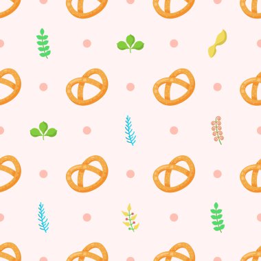 Kusursuz Desensiz Desen Özellikleri: Yaprak Vektörü Tasarım Tarzı Tarzı olan Gıda Simgesi Tekstil, Giysi, Hediye Paketi, Duvar Kağıdı, Pastel