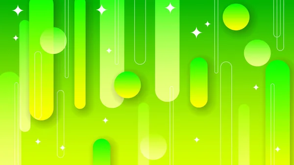Abstrakter Farbenfroher Hintergrund Mit Farbigen Geometrischen Figuren Verschiedene Formen Und — Stockvektor