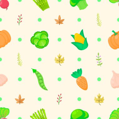 Kusursuz Desensiz Düzen Özellikleri Sebze Yaprakları Vektör Tasarım Arkaplan Çizimi Tekstil, Giysi, Hediye Paketi, Duvar Kağıdı, Pastel