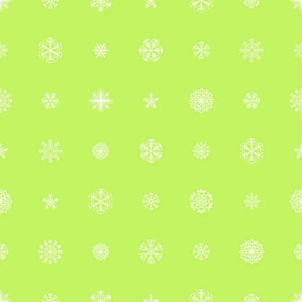 Astratto Senza Cuciture Modello Inverno Fiocco Neve Sfondo Natale Capodanno — Vettoriale Stock