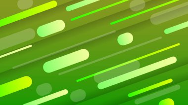 Renkli Geometrik Şekillerle Soyut Renkli Gradyan Arkaplanı. Farklı Şekiller ve Beyaz Çizgi Vektör Tasarım Biçimi