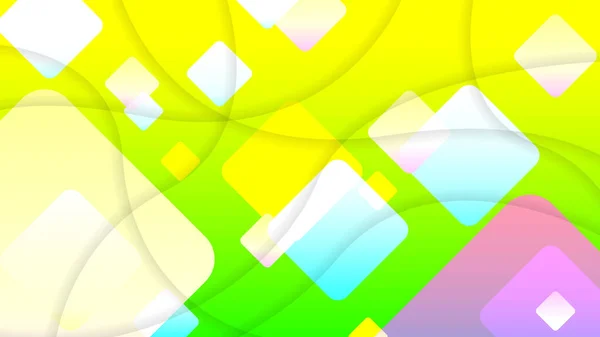 Abstrakcyjne Kolorowe Tło Gradientowe Kolorowymi Figurami Geometrycznymi Różne Kształty Styl — Wektor stockowy