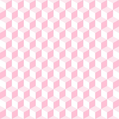 Soyut Kusursuz Desen Pembe Duvar Şekilleri Geometrik Arkaplan Vektörü