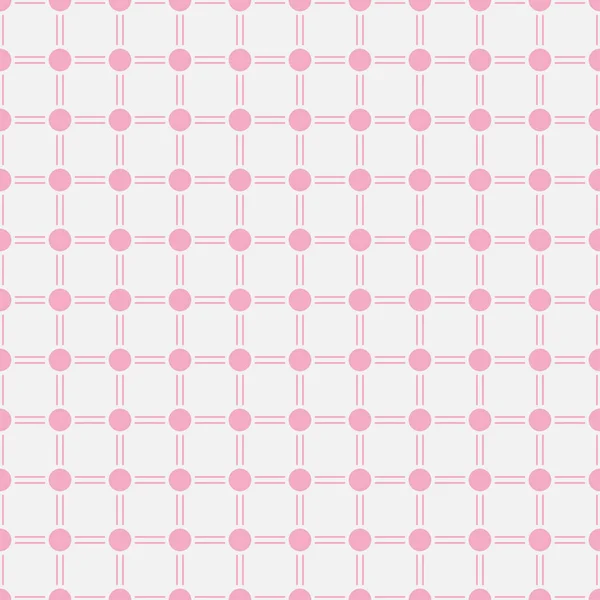 Patrón Sin Costura Abstracto Doodle Rosa Figuras Geométricas Vector Fondo — Vector de stock