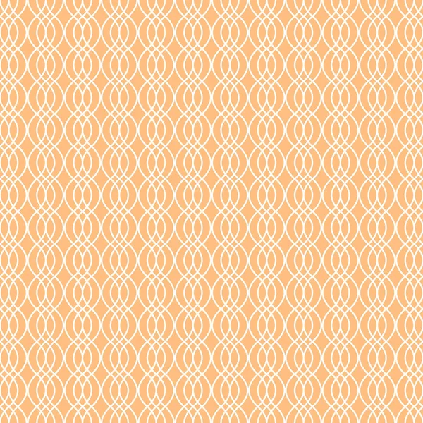 Patrón Sin Costura Abstracto Naranja Doodle Figuras Geométricas Fondo Vector — Vector de stock
