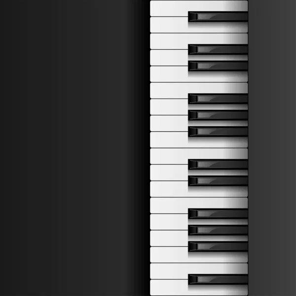 Abstrakte Klaviertasten Musik Tastaturinstrument Song Melody Vector Design Style lizenzfreie Stockvektoren