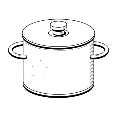 Soyut El Çizimi Mutfak Dolapları Dolapları Lid Doodle Konsept Tasarım Tasarım Tasarımı Beyaz Arkaplan Tarzı Yemek Pişirme İçin Ayırılmış