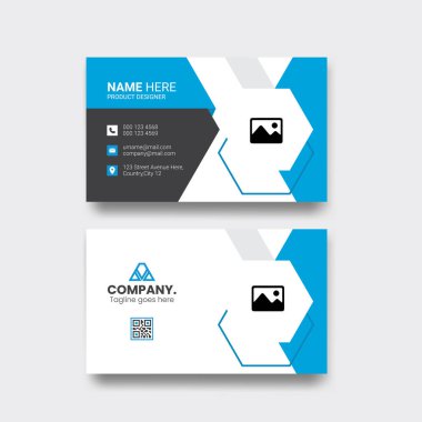 Double-sided Modern Creative and Clean Business Card Layout