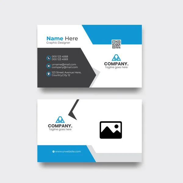 Modern Creative Visiting Card Design Personal Company — Image vectorielle