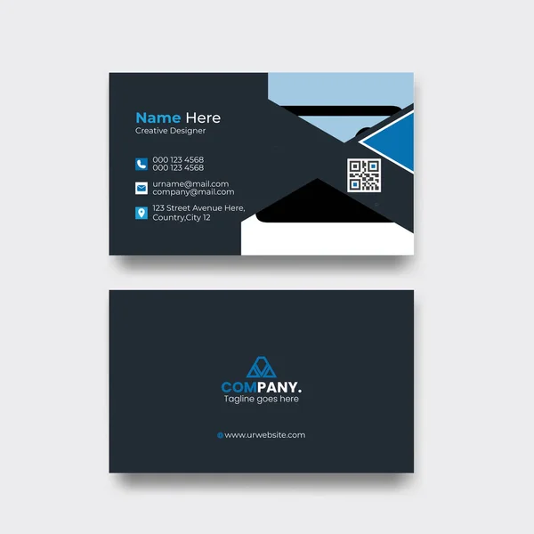 Modern Creative Visiting Card Design Personal Company — Image vectorielle